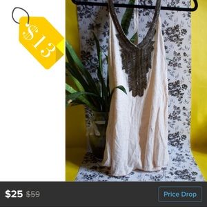 Urban Outfitters beaded tank